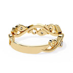 Elegant Diamond Side Stone Brilliance Ring