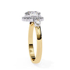 Elegant Diamond Side Stone Brilliance Ring