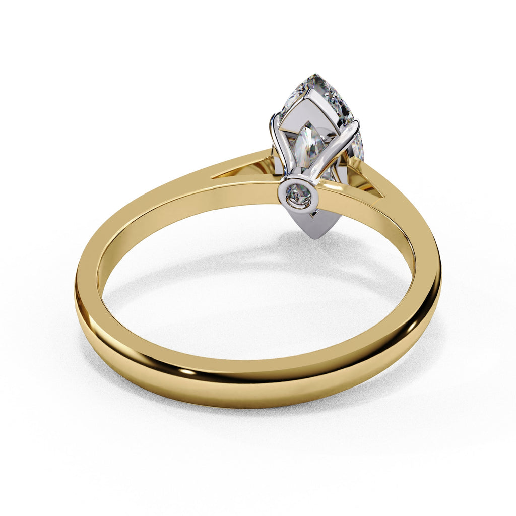 Elegant Central Stone Solitaire Ring