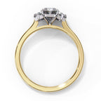 Elegant Multi-Stone Brilliance Central Cluster Ring