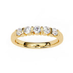 Radiant Side Stone Brilliance Ring
