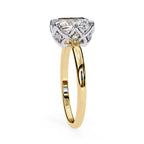 Elegant Radiant Central Stone Ring