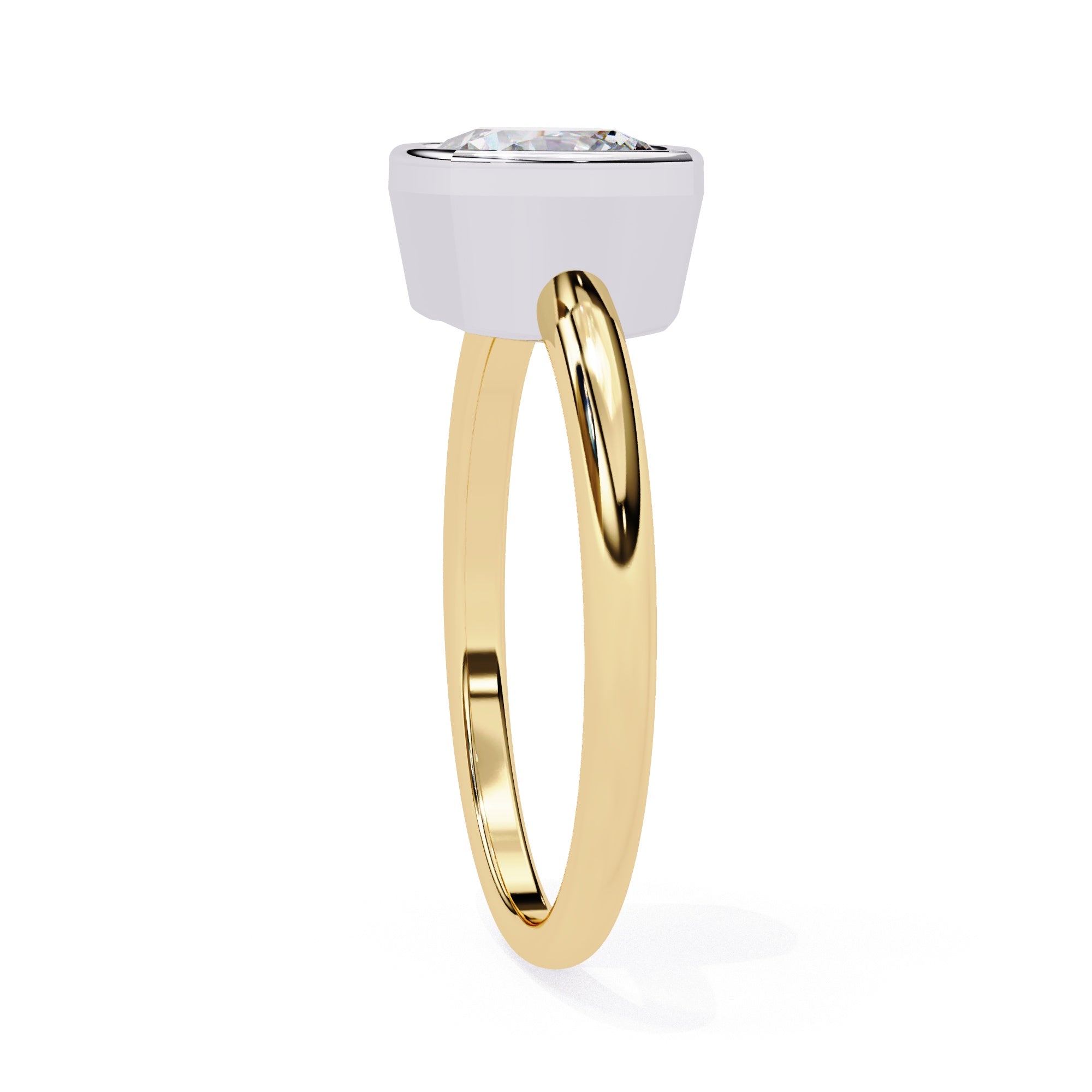 Elegant Solitaire Central Stone Diamond Ring