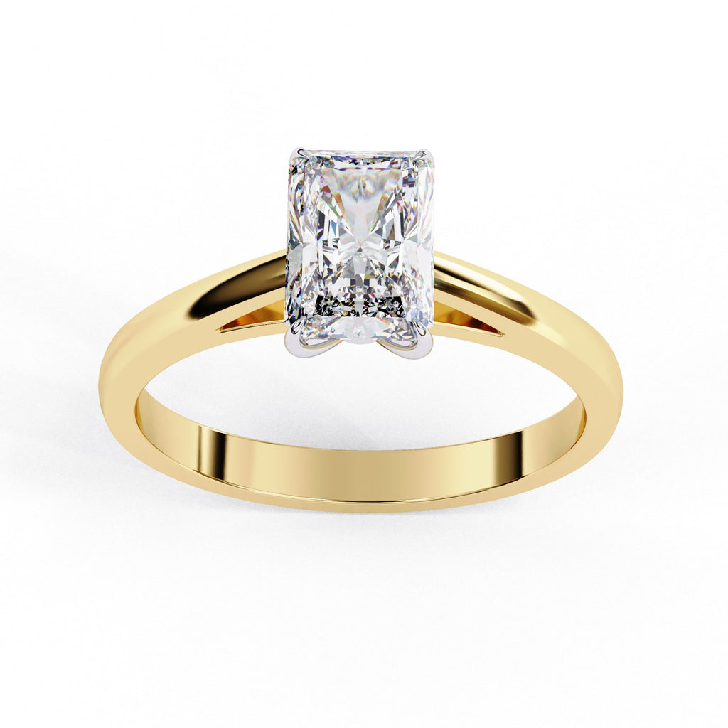 Elegant Central Stone Solitaire Ring