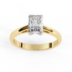 Elegant Central Stone Solitaire Ring
