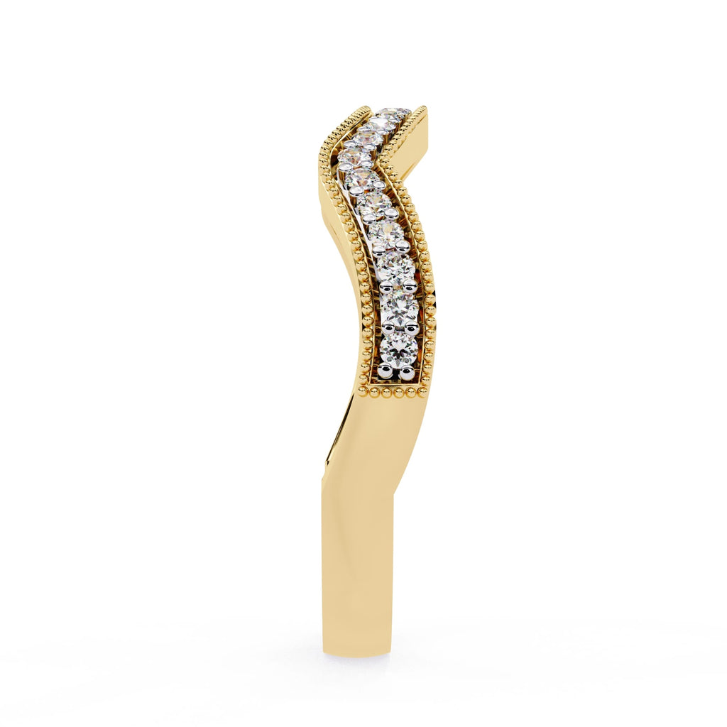 Elegant Diamond Side Stone Brilliance Ring