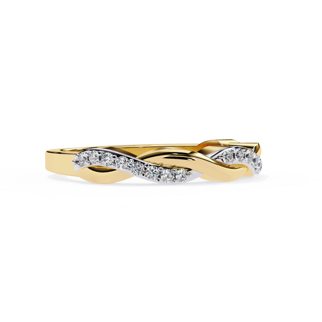 Elegant Diamond Side Stone Brilliance Ring