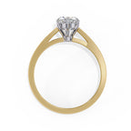 Elegant Solitaire Central Stone Diamond Ring