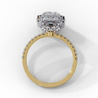Elegant Diamond Side Stone Brilliance Ring