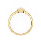 Radiant Solitaire Central Stone Ring