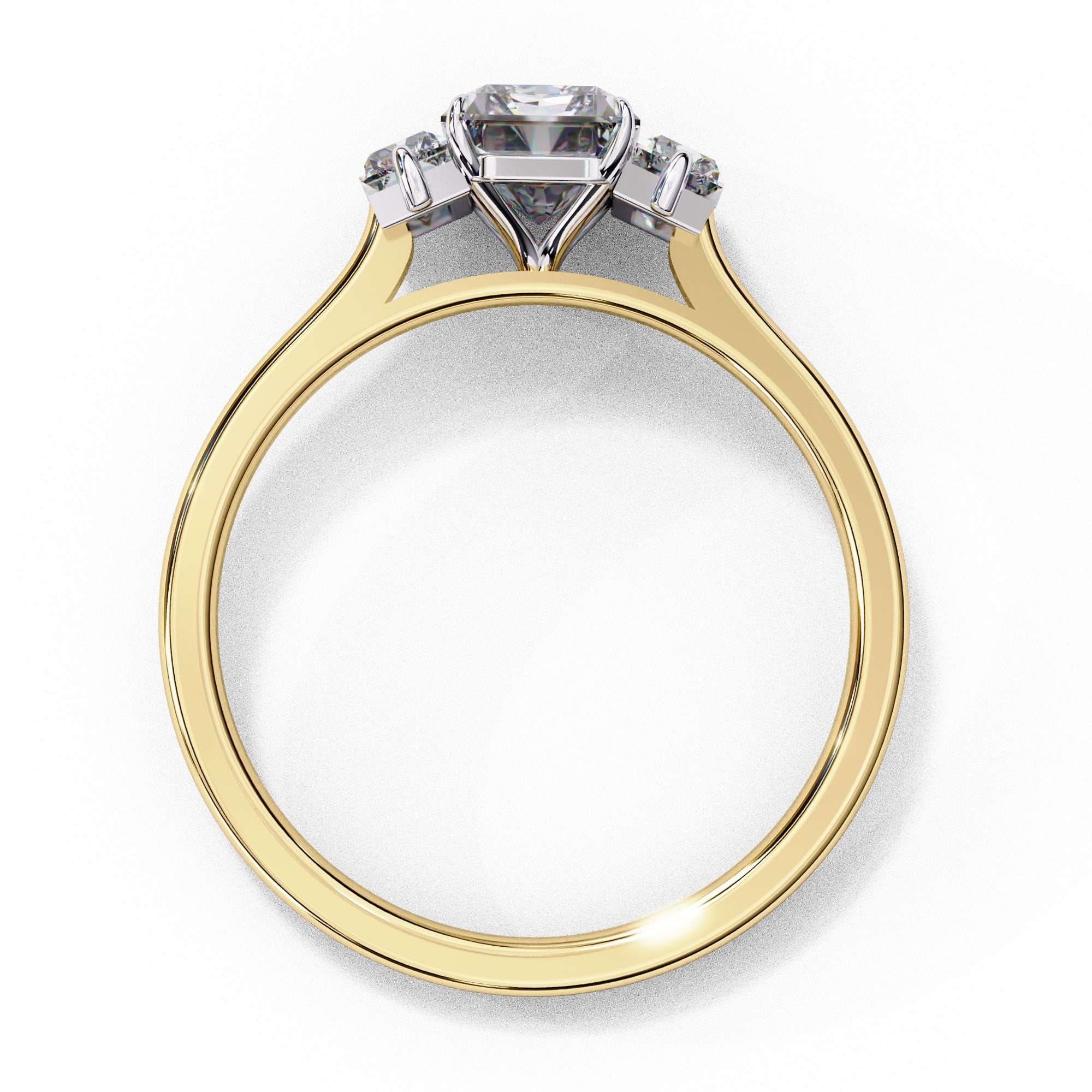 Elegant Multi Stone Central Brilliance Ring