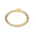Radiant Solitaire Central Stone Ring
