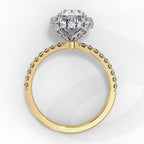 Elegant Diamond Side Stone Brilliance Ring