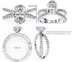 Elegant Radiance Central Stone Diamond Ring