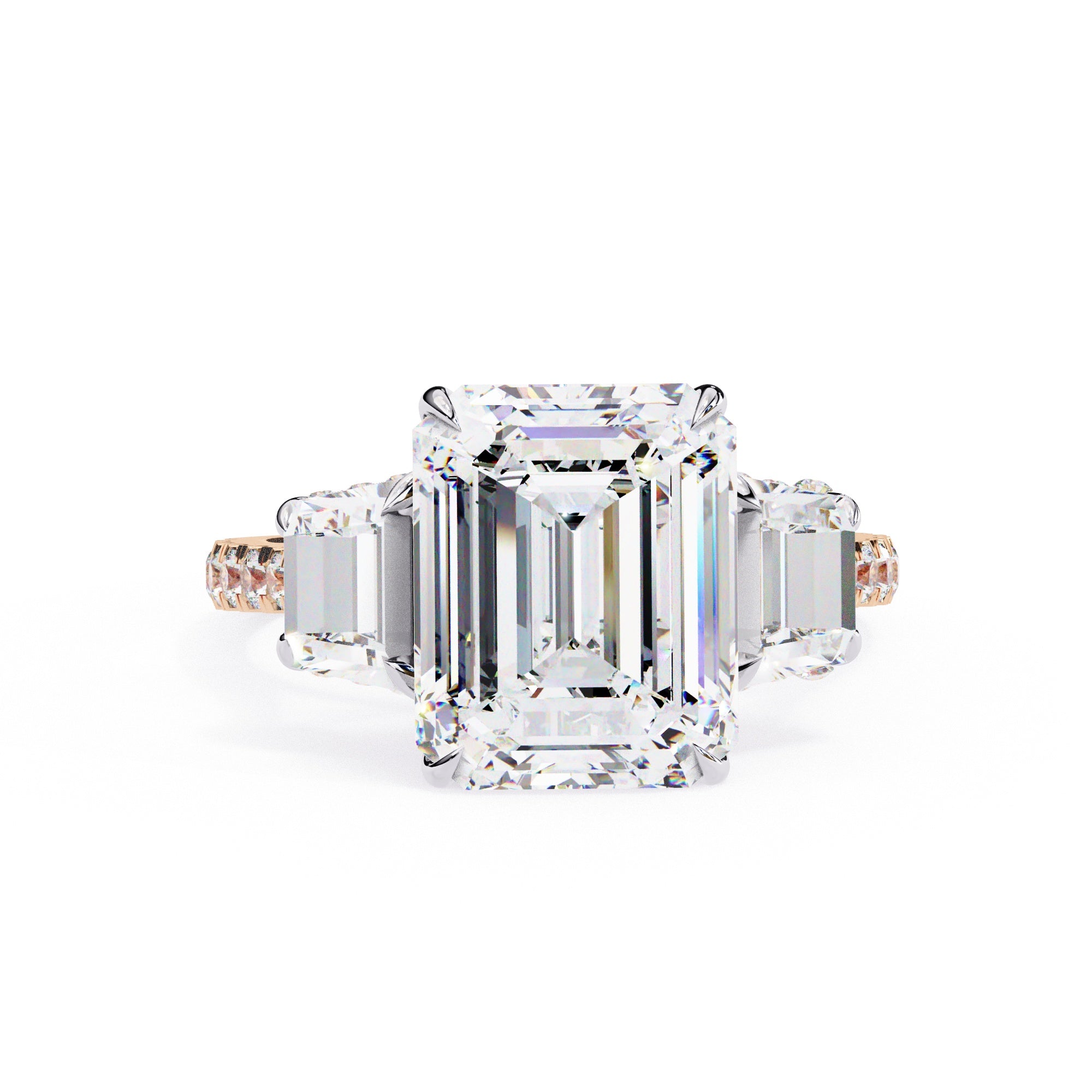 Elegant Central Stone Brilliance Diamond Ring