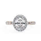 Elegant Central Stone Diamond Ring with Brilliant Side Accents