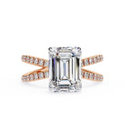 Elegant Diamond Side Stone Brilliance Ring