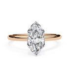 Elegant Central Stone Diamond Ring with Side Accents