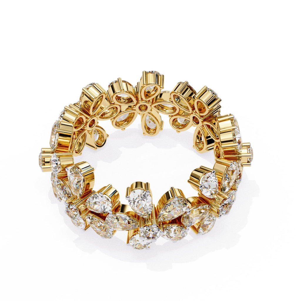 Elegant Diamond Side Stone Brilliance Ring