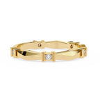 Elegant Diamond Side Stone Brilliance Ring