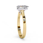 Elegant Solitaire Central Stone Statement Ring