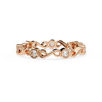 Elegant Diamond Side Stone Brilliance Ring