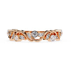 Elegant Diamond Side Stone Brilliance Ring