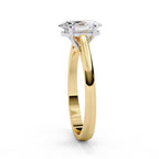 Elegant Solitaire Central Stone Ring