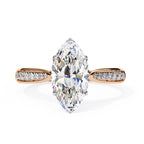 Elegant Central Stone Brilliance Ring with Shimmering Side Accents