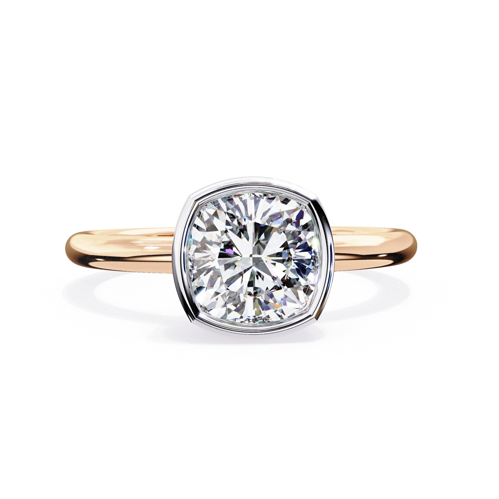 Elegant Solitaire Central Stone Diamond Ring