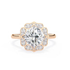 Elegant Diamond Central Stone Ring