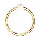 Radiant Solitaire Central Stone Ring