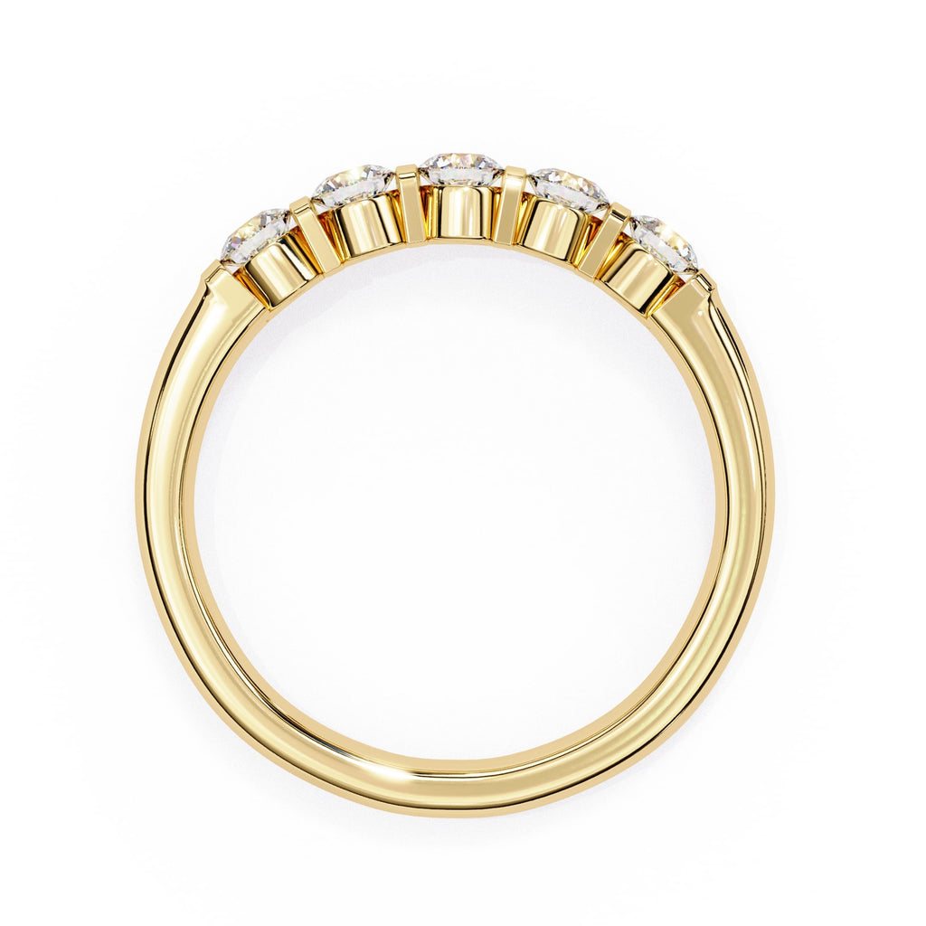 Radiant Side Stone Brilliance Ring