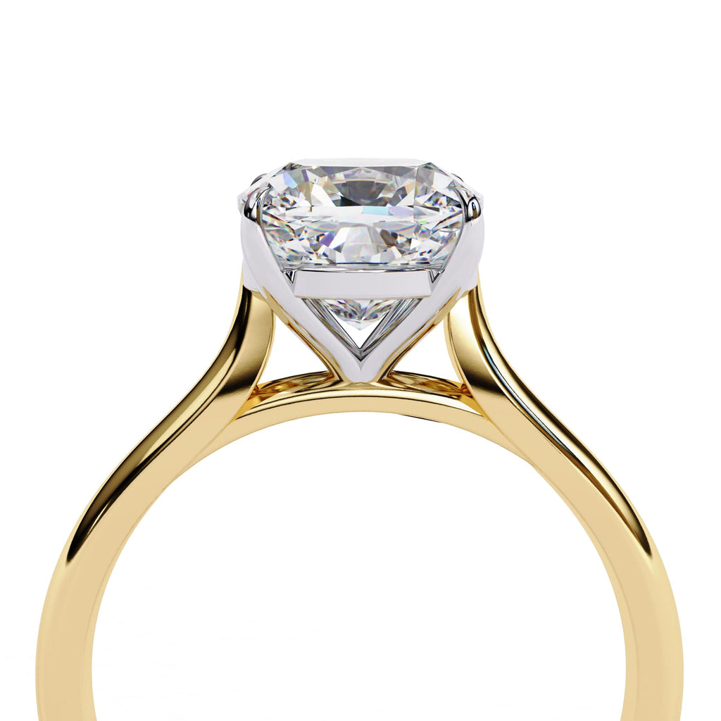Elegant Central Stone Solitaire Ring