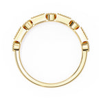 Elegant Diamond Side Stone Brilliance Ring