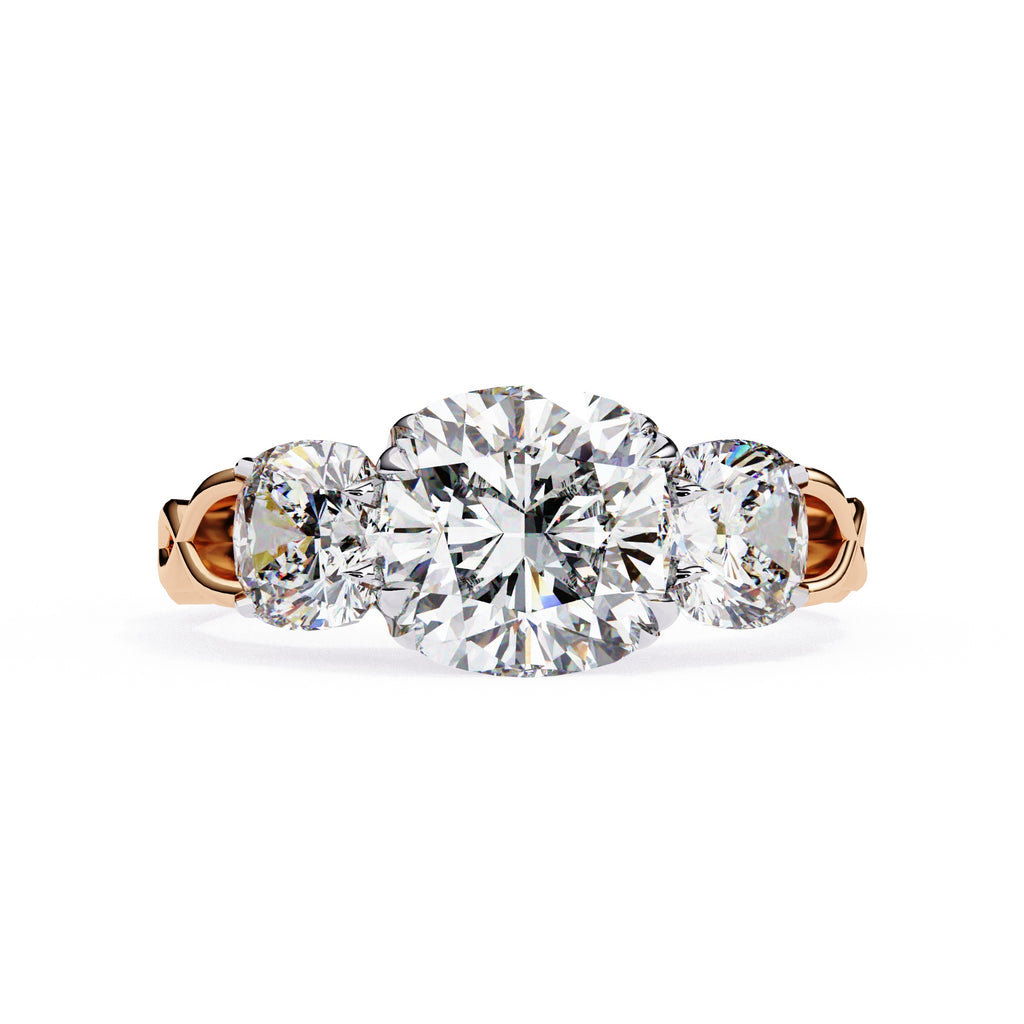 Elegant Central Stone Solitaire Ring