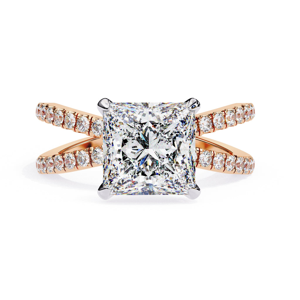 Elegant Central Stone Diamond Brilliance Ring
