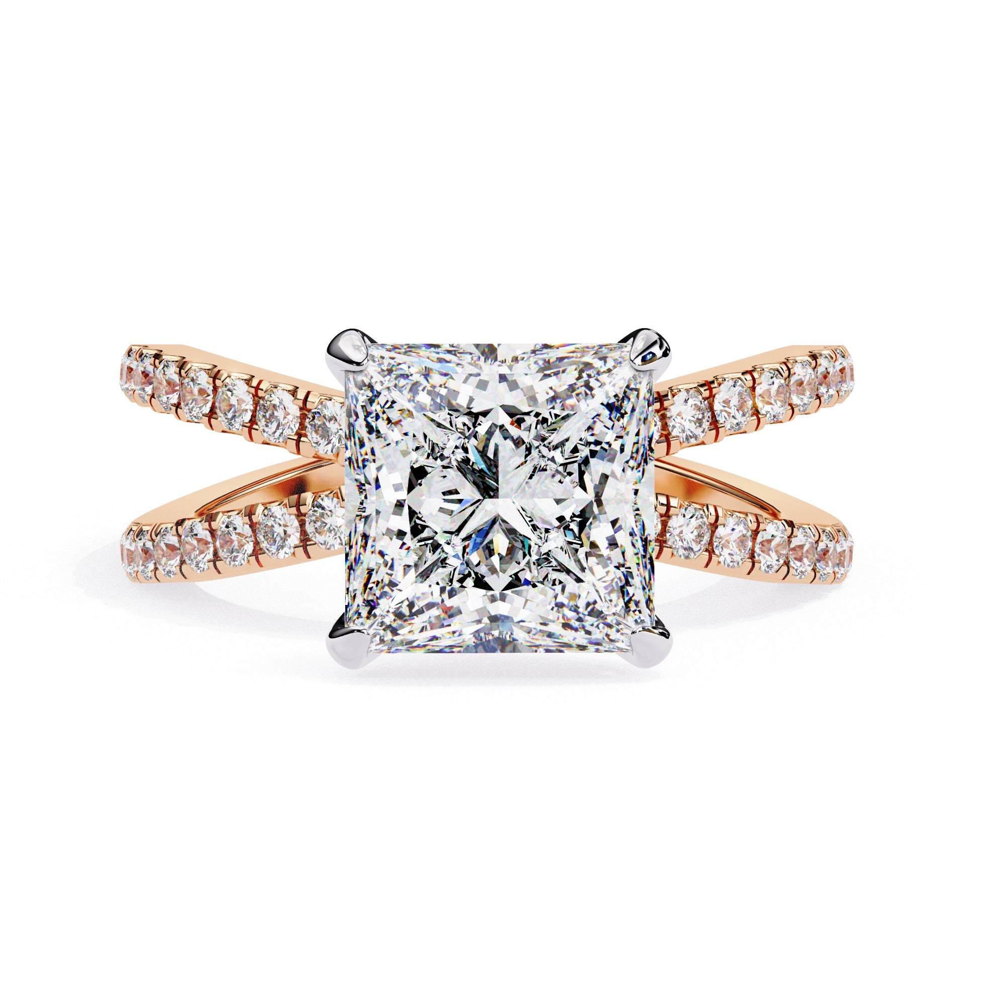 Elegant Central Stone Diamond Brilliance Ring
