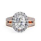 Elegant Diamond Side Stone Brilliance Ring