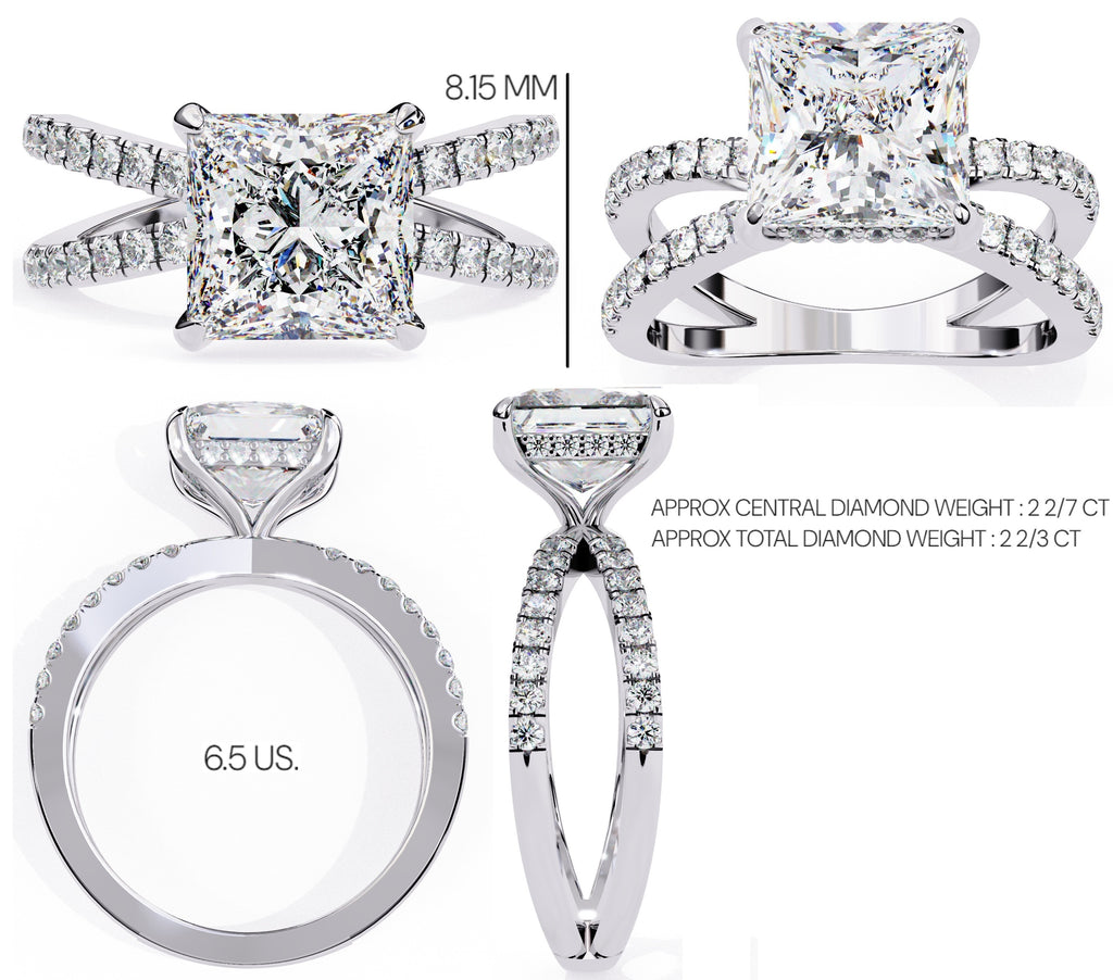 Elegant Central Stone Diamond Brilliance Ring