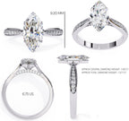 Elegant Central Stone Brilliance Ring with Shimmering Side Accents