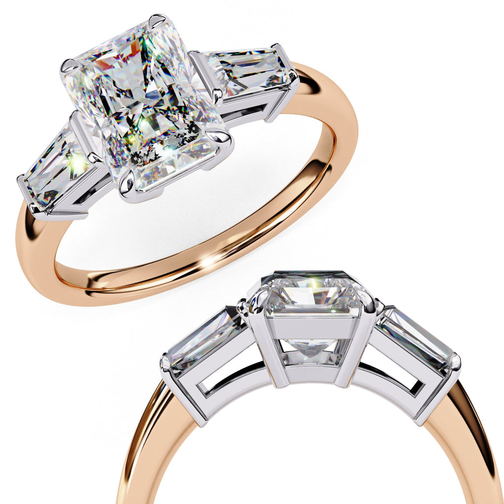 Elegant Multi-Stone Central Radiance Ring