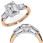 Exquisite Multi-Stone Central Brilliance Ring
