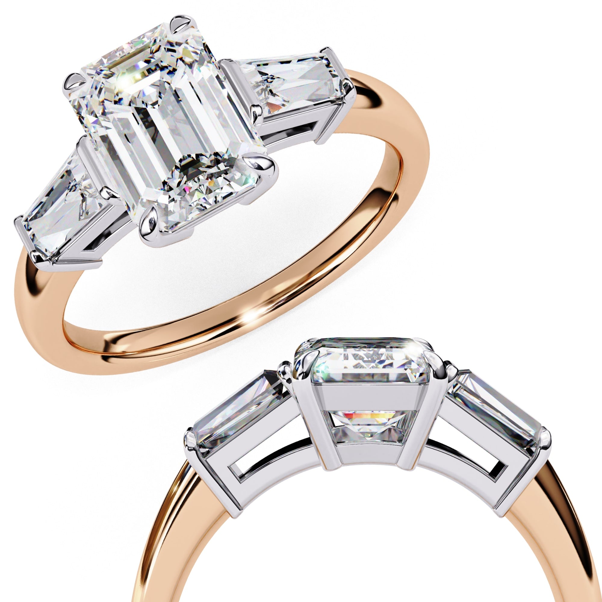 Exquisite Multi-Stone Central Brilliance Ring