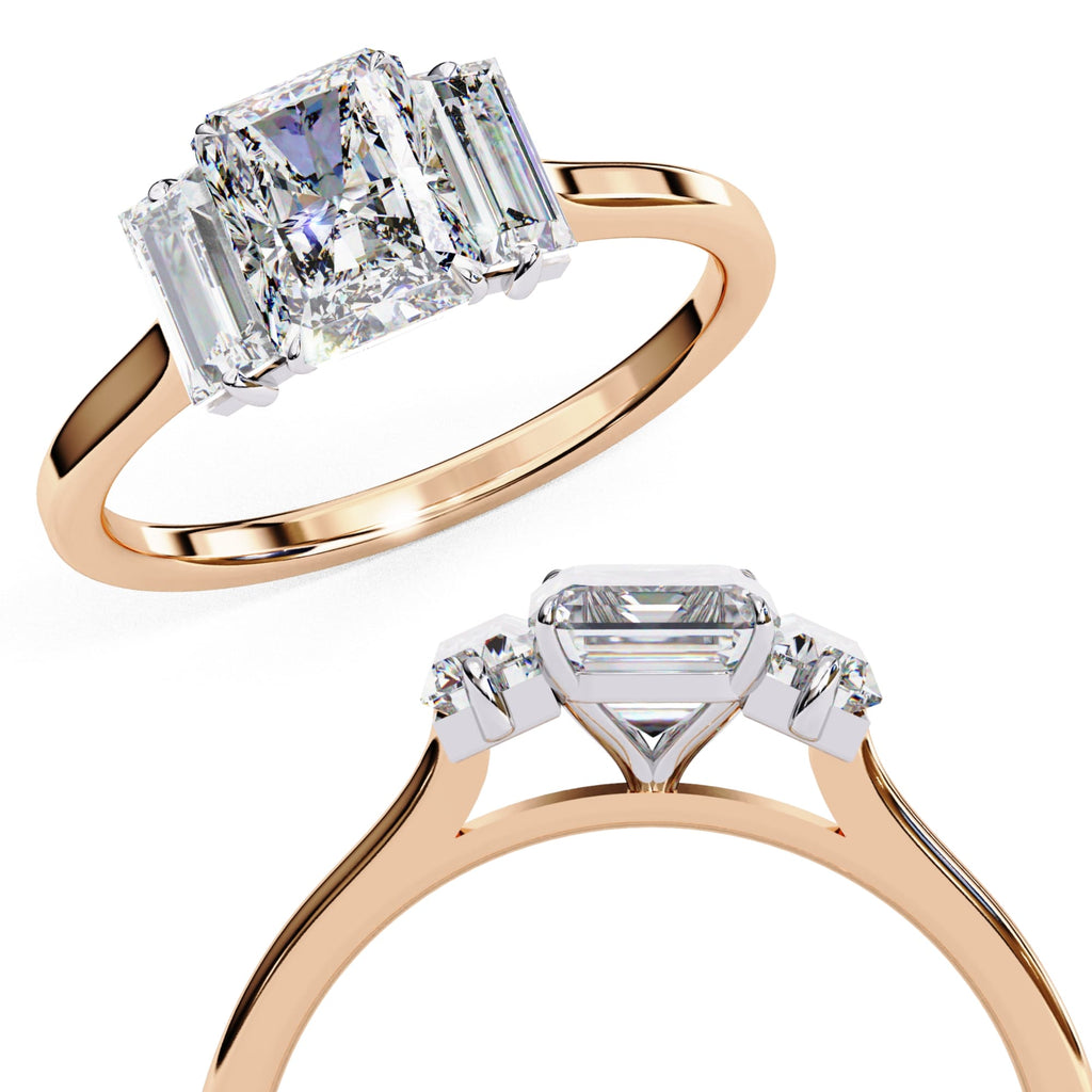 Elegant Multi-Stone Brilliance Central Cluster Ring