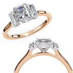 Elegant Multi-Stone Brilliance Central Cluster Ring