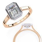 Elegant Central Stone Solitaire Ring