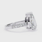 Elegant Side Stone Brilliance Diamond Ring