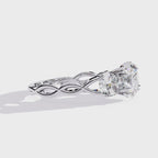 Elegant Central Stone Solitaire Ring