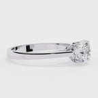 Elegant Central Stone Solitaire Ring